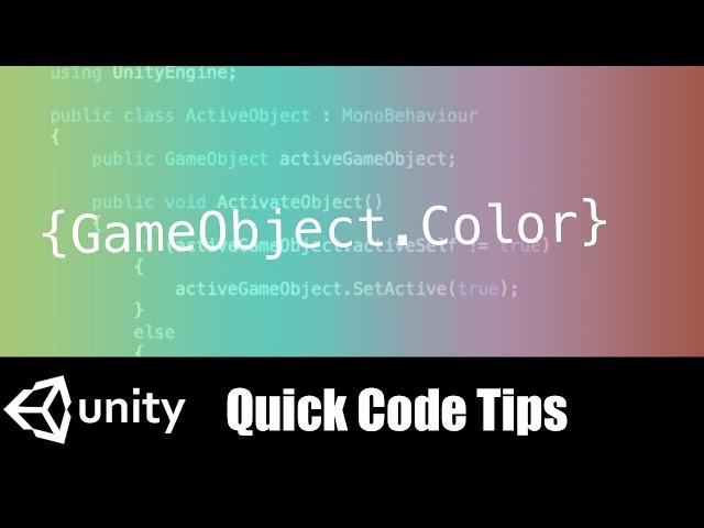 Unity color swap or change for game object mesh renderers