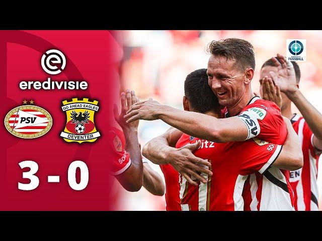 Perfekter Saisonstart: PSV durch Siegesserie auf Tabellenspitze! | PSV Eindhoven - Go Ahead Eagles