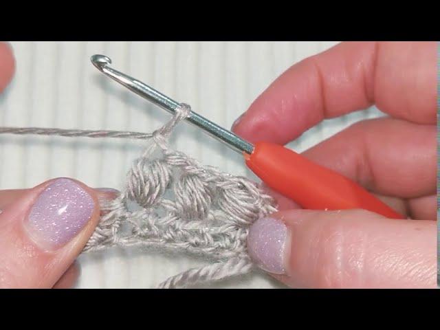 How to CROCHET Puff Stitches in a round