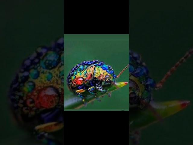 Fact about this rainbow leaf beetle #short #rainbowleafbeetle #nature #naturelens