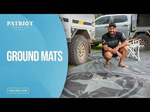 Patriot Campers Ground Mesh Mats | Keep your Campsite Clean!