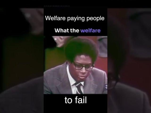 The Atrocities of Welfare Programs | Thomas Sowell #shorts