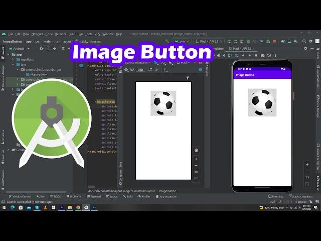 How To Use Image Button With Android Studio To Do Anything