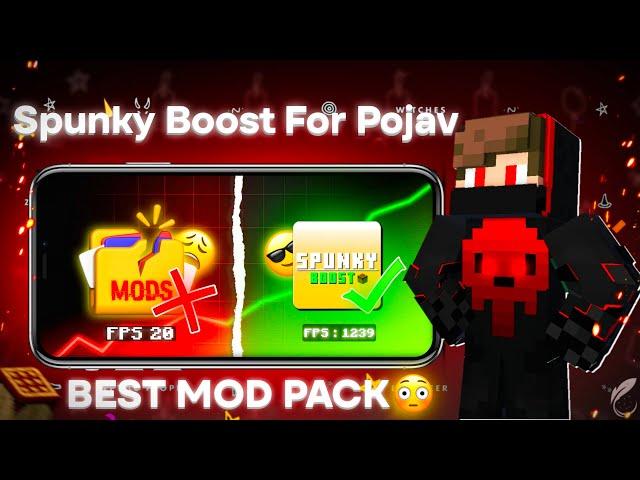 I download the best fps boost mod pack for Pojavlauncher and pc  (all versions) ‎@SpunkyInsaan20