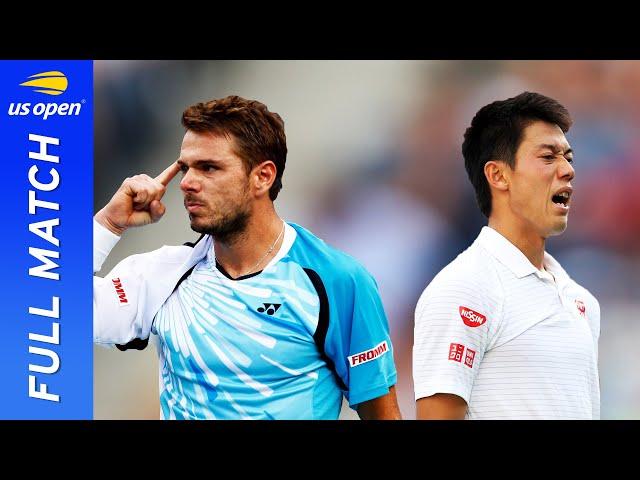 Stan Wawrinka vs Kei Nishikori in a five-set marathon! | US Open 2014 Quarterfinal