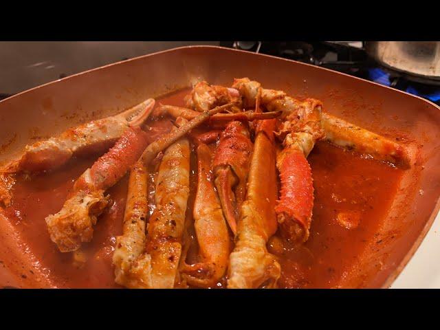 SNOW CRAB PASTA RECIPE  || LIVE FROM MRS. G ADVENTURES CUCINA #snowcrabs #seafood #food