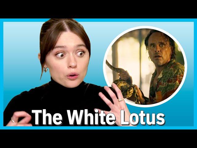 Walton Goggins faced "biggest fear" on THE WHITE LOTUS, says Aimee Lou Wood | TV Insider