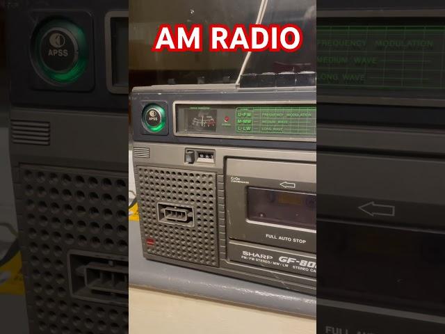 531 medium wave on my sharp stereo #mediumwave #radio