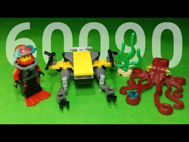 Lego 60090 | Deep Sea Scuba Scooter | opening and building | speed build