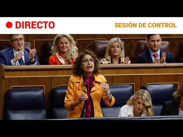 SESIÓN de CONTROL: El GOBIERNO mantiene que HABRÁ PRESUPUESTOS | RTVE Noticias