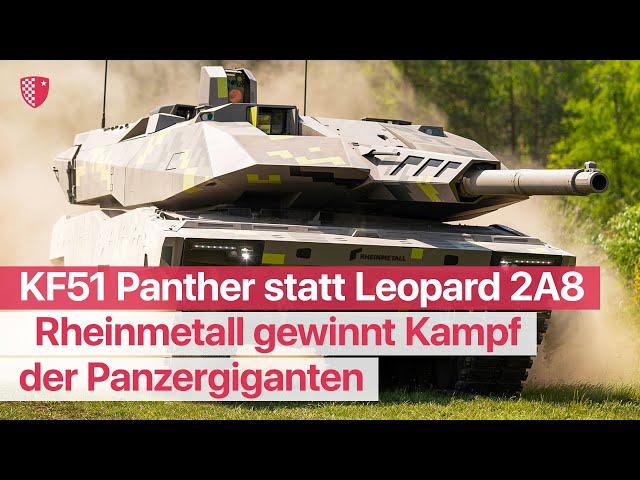 Rheinmetall gewinnt Kampf der Panzergiganten: KF51 Panther statt Leopard 2A8