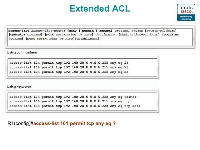 Extended-ACL