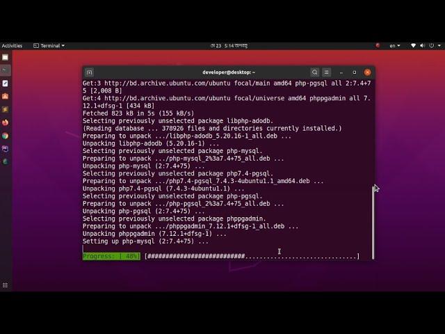 How install phppgadmin and configure with apache2 server on ubuntu 20