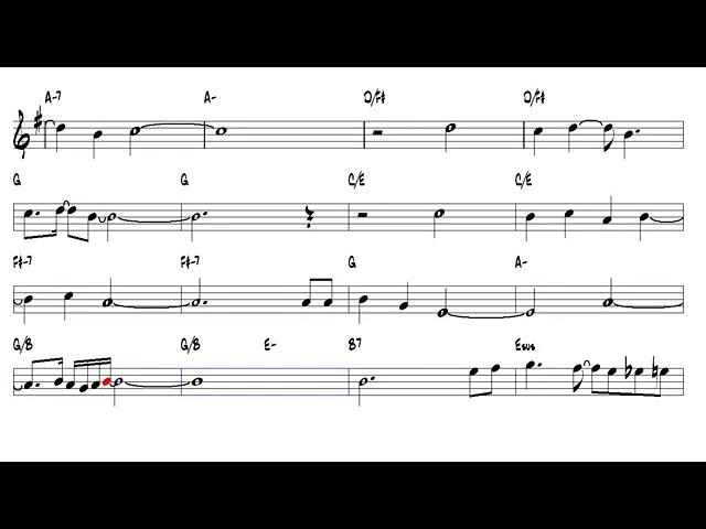 Adagio- Lara Fabian-alto sax-sheet