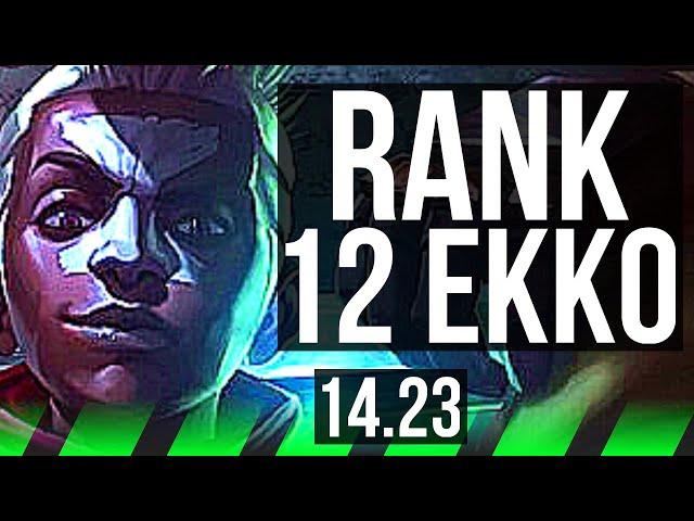 EKKO vs NOCTURNE (JGL) | Rank 12 Ekko | NA Challenger | 14.23