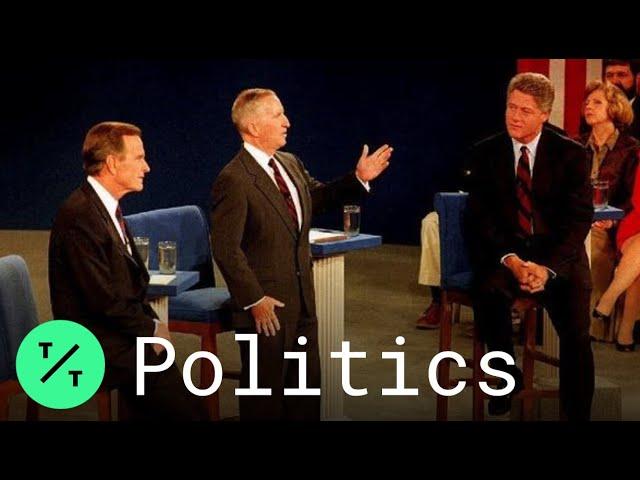 Archives: Ross Perot Jokes at Debate with Bush, Clinton