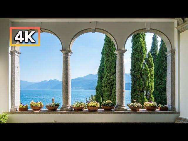 They don't build it anymore! Amazing Villa Monastero on Lake Como. Walking Tour ASMR 4k Ultra HD