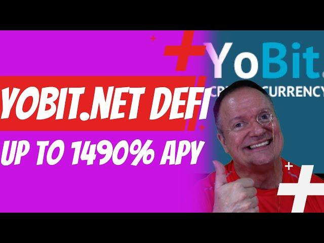 Get up to 1490% APY using DeFi farming  by YoBit.net exchange