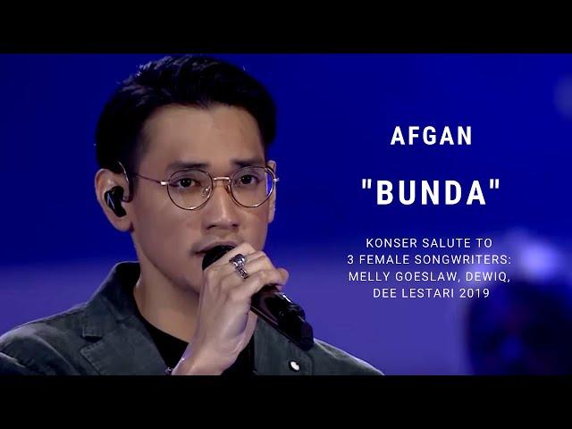 Afgan - Bunda (Konser Salute Erwin Gutawa to 3 Female Songwriters)