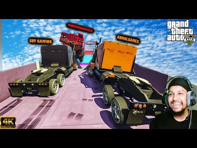 Car Vs Car Sumo Fight 99.99% People Start Crying in this GTA V