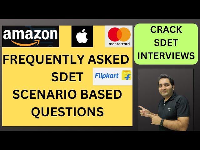 SDET Interview Questions & Answers | Amazon, Flipkart Testing Interview Questions | RD Automation