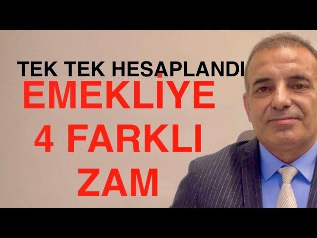 SON DAKİKA EMEKLİYE 4 FARKLI ZAM FORMÜLÜ