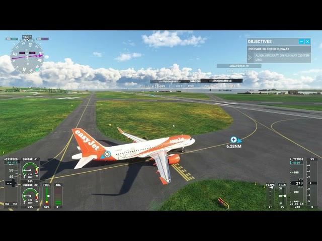 Microsoft flight sim Xbox series s isle of man to belfast aldergrove. plus look around Airport.