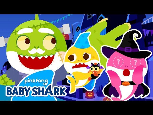 Zombie Grandpa Shark Stole Our Face! | +Compilation | Halloween Song & Stories | Baby Shark Official