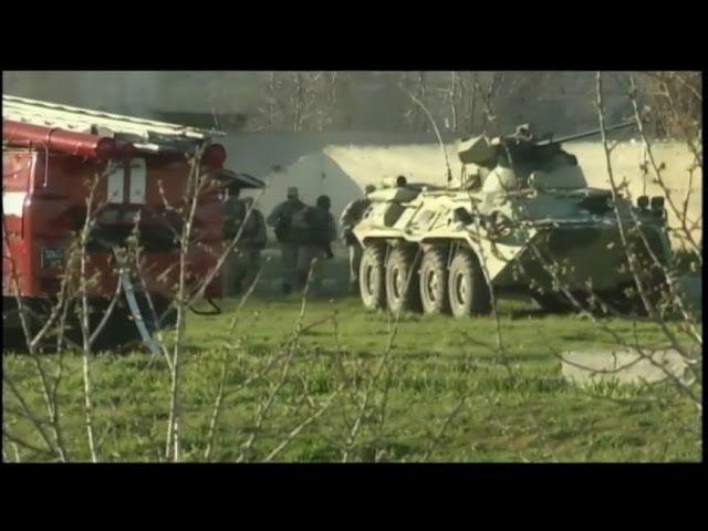 Russians Storm Crimean Base