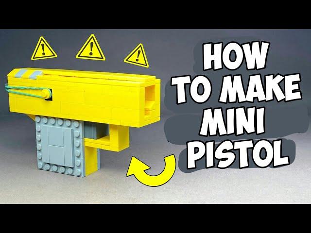 How to make a Lego Pistol Without Technic