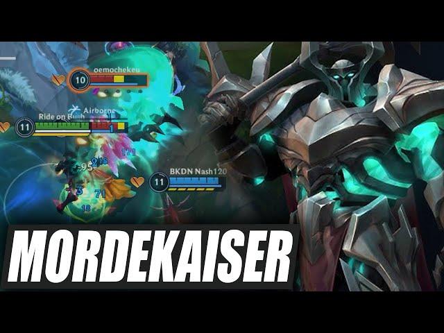 Wild Rift Mordekaiser Gameplay (New Champion) Build & Runes