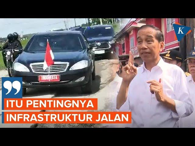 Jokowi Sindir Jalan Rusak Lampung Berdampak pada Harga Sembako