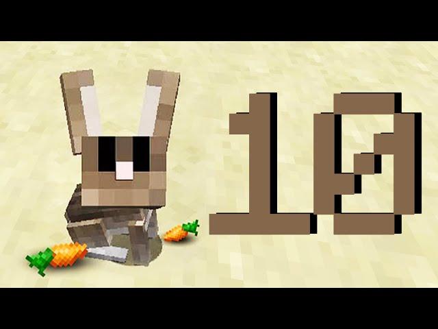 Minecraft: 10 фактов и секретов о Кроликах! Майнкрафт 1.9