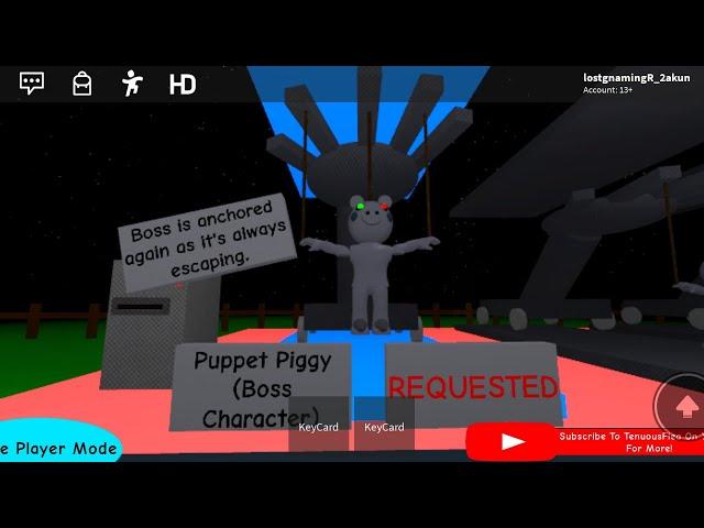 ROBLOX PIGGY CUSTOM CHARACTER | NEW! PUPPET PIGGY BOSS