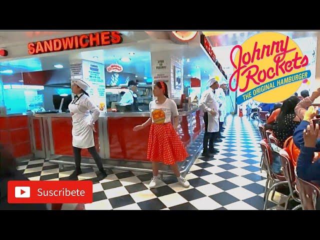 VISITANDO POR PRIMERA VEZ A JOHNNY ROCKETS//RETROCAFE//LOS 90's Y LOS 80's