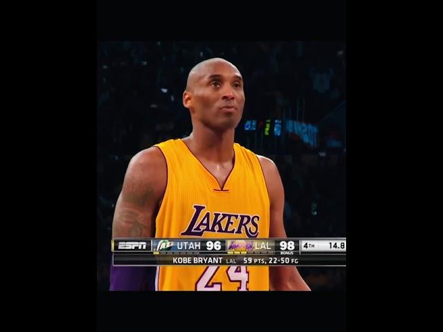 Kobe’s first and last point in the nba • #Basketball#BasketballShorts#BasketballHighlight#kobeB