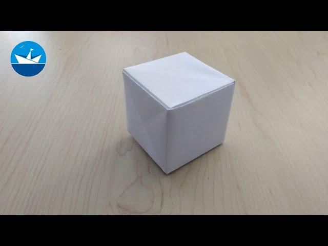 Куб из бумаги А4/A4 paper cube/БЕЗ КЛЕЯ