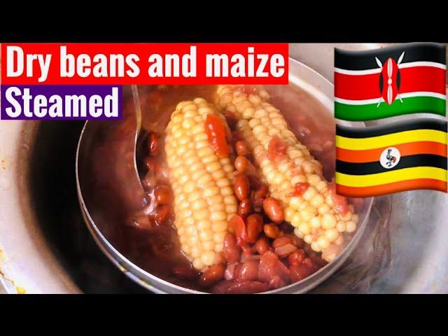 Did you know you can steam dry beans and maize?? GITHERI?