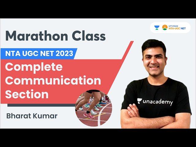 Complete Communication Section | Marathon Class | NTA UGC NET 2023 | Bharat Kumar