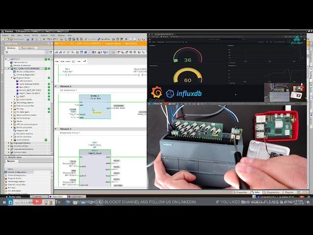 25- IoT Masterclass, Part3:  Programming a Siemens PLC to Publish/Subscribe to MQTT Topics