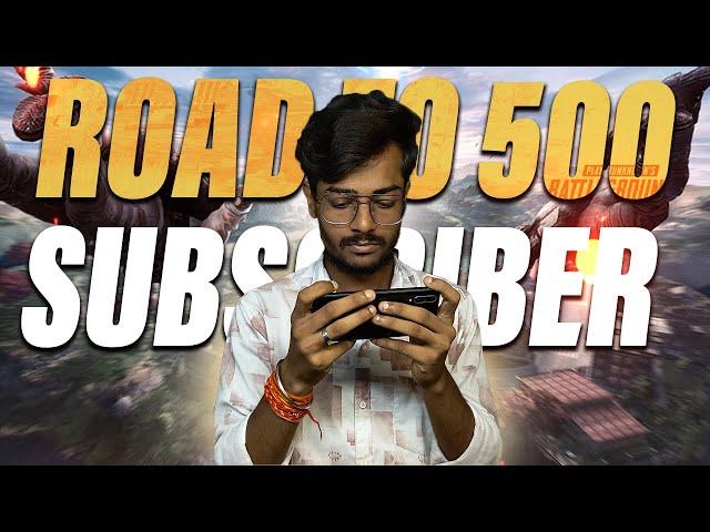 ROAD TO 500 SUBSCRRIBER || BGMI LIVE WITH MR GROZA #shortsfeed #shorts