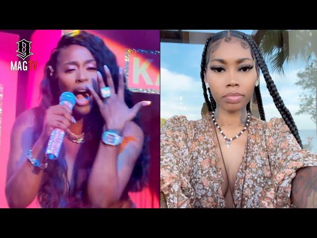 "Bish Where U At" Kash Doll Performs In Asian Doll's Hometown Of Dallas & Calls Her Out! 