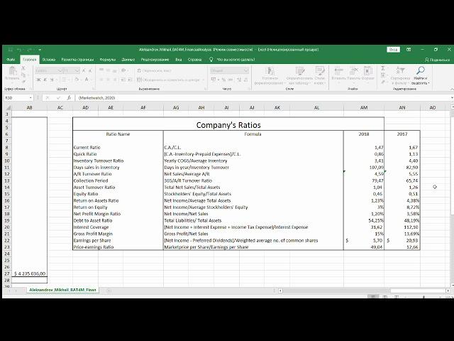 Aleksandrov Mikhail BAT4M FinancialAnalysisFinal