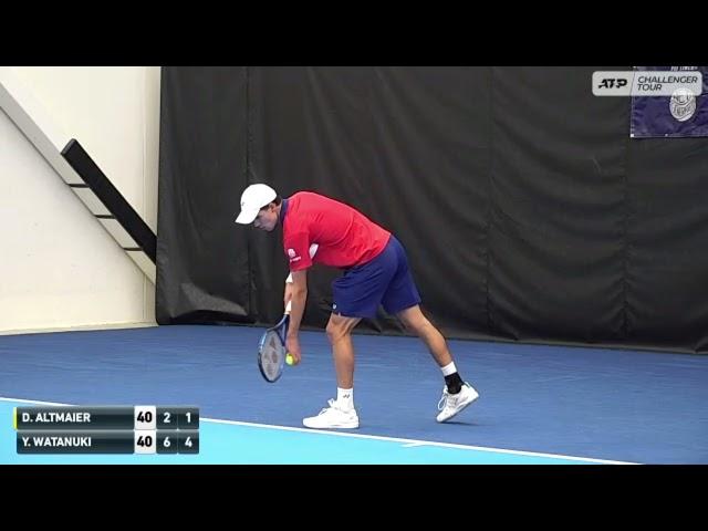 Daniel Altmaier (GER) vs Yosuke Watanuki (JPN) Champaign challenger 2 Round