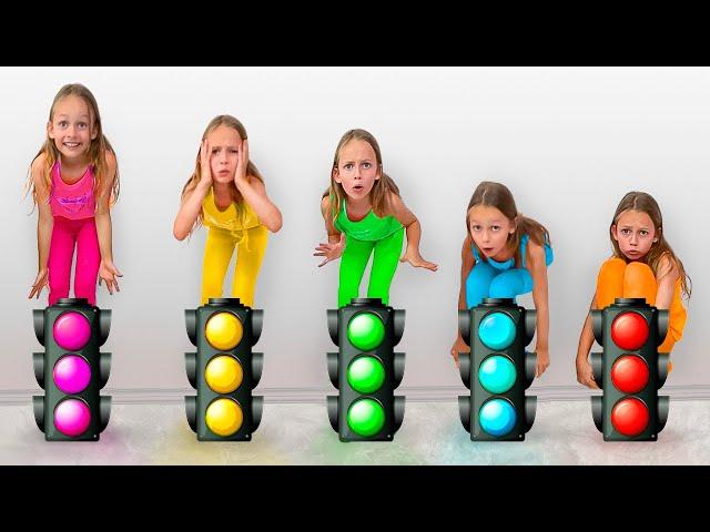 Traffic lights | Kids Songs And Nursery Rhymes | Maya Mary Mia