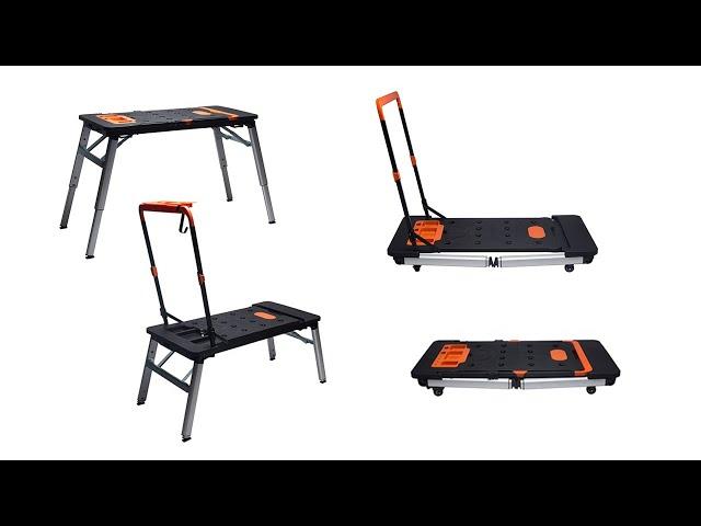 VERTAK 7-in-1 workbench/sar horse/scaffold/platform/car creeper/dolly/hand truck --TH6101032