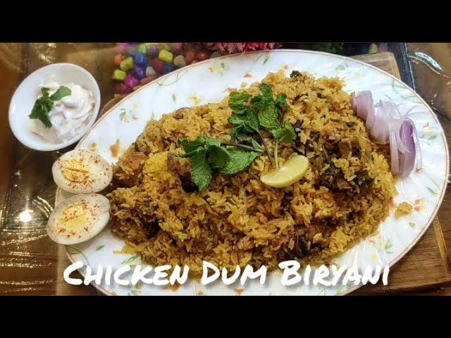 Chicken Dum Biryani Recipe || Easy || Sweety's Home Kitchen