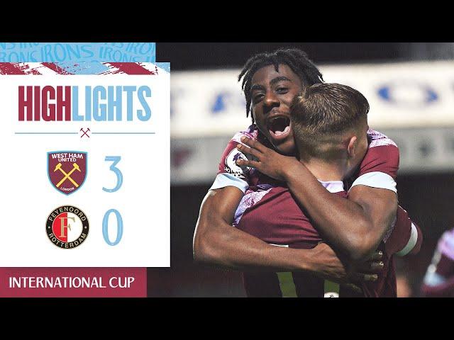 West Ham 3-0 Feyenoord | Mubama Grabs Dazzling Hat-Trick | Premier International Cup Highlights