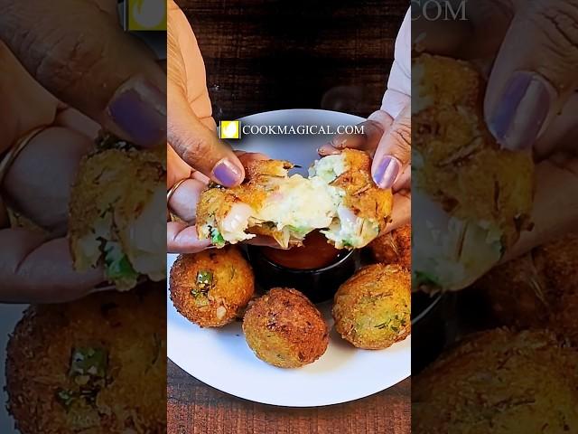 Party Snacks I Crispiest Potato Cheese Balls  #shorts #asmr