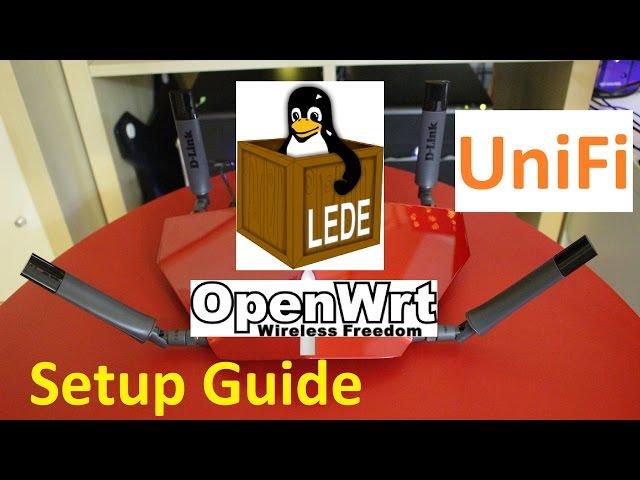 D-Link DIR-885L LEDE/OpenWRT (Part 1) - Flash & Setup UniFi